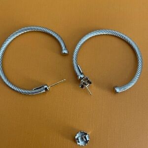 Classy Twisted Silver Earrings for Any Occasion